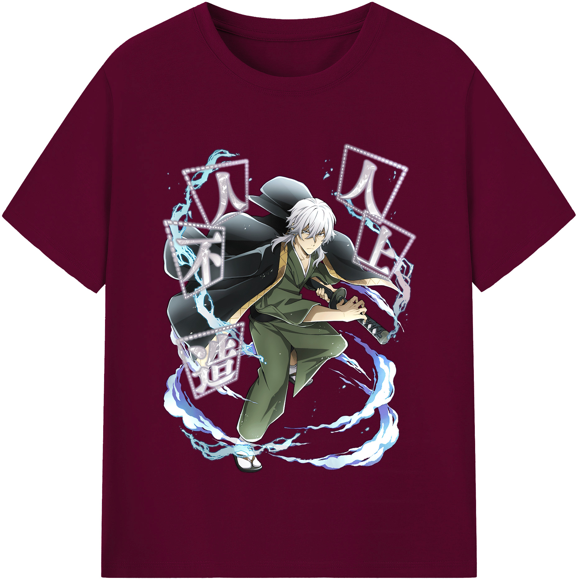（画像用） 文豪ストレイドッグス Bungo Stray Dogs レディースカジュアルプリントTシャツ（綿100％）